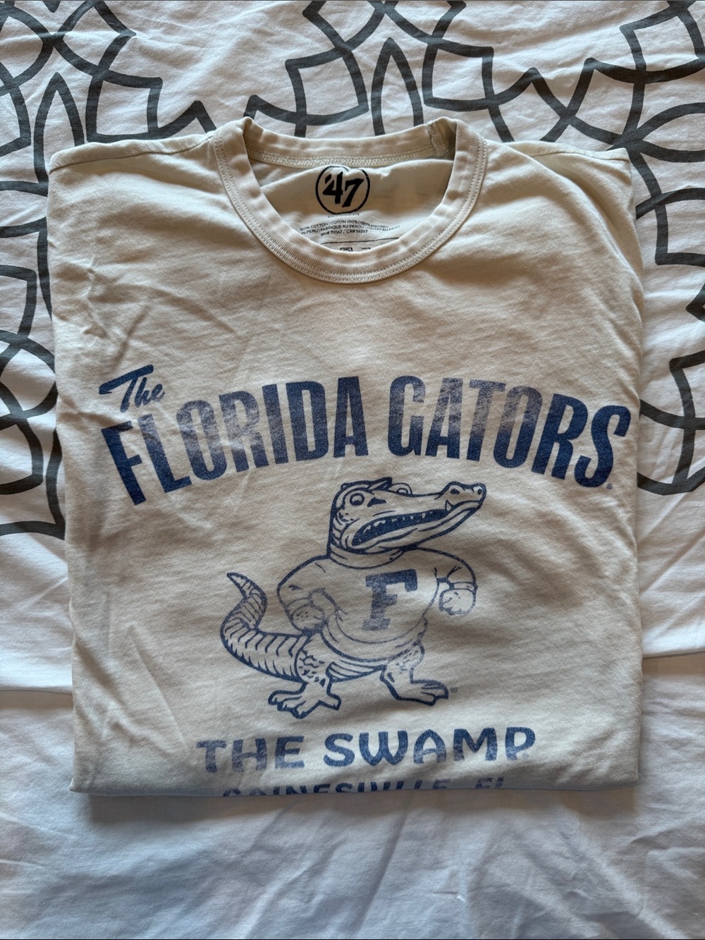 Rare 47 Brand Vintage Inspired Florida Gators Franklin Men’s T-Shirt Size Medium